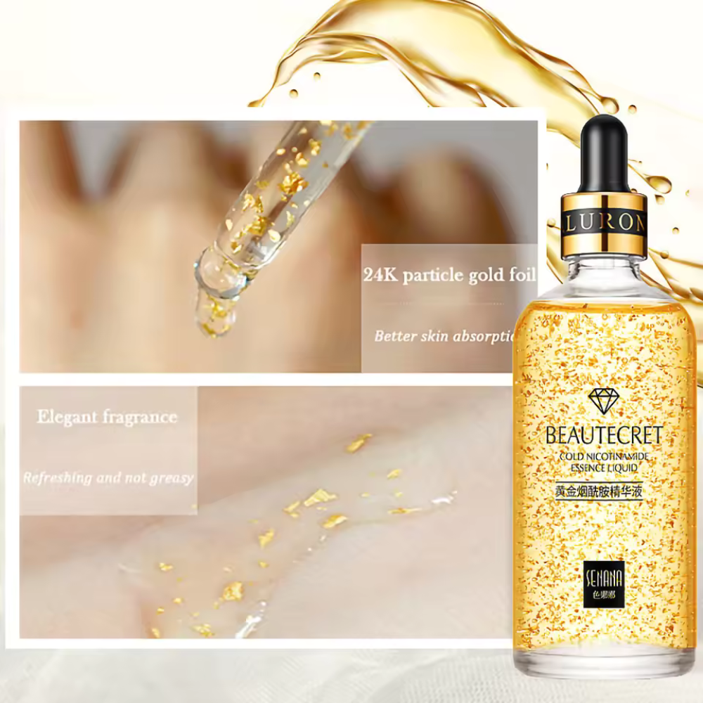 Ensemble de soins de la peau, or 24K