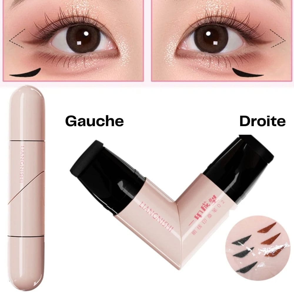Eyeliner Tampon 2 - en - 1 — Regard Parfait & Symétrique en 5 Secondes - ACHAVITAL