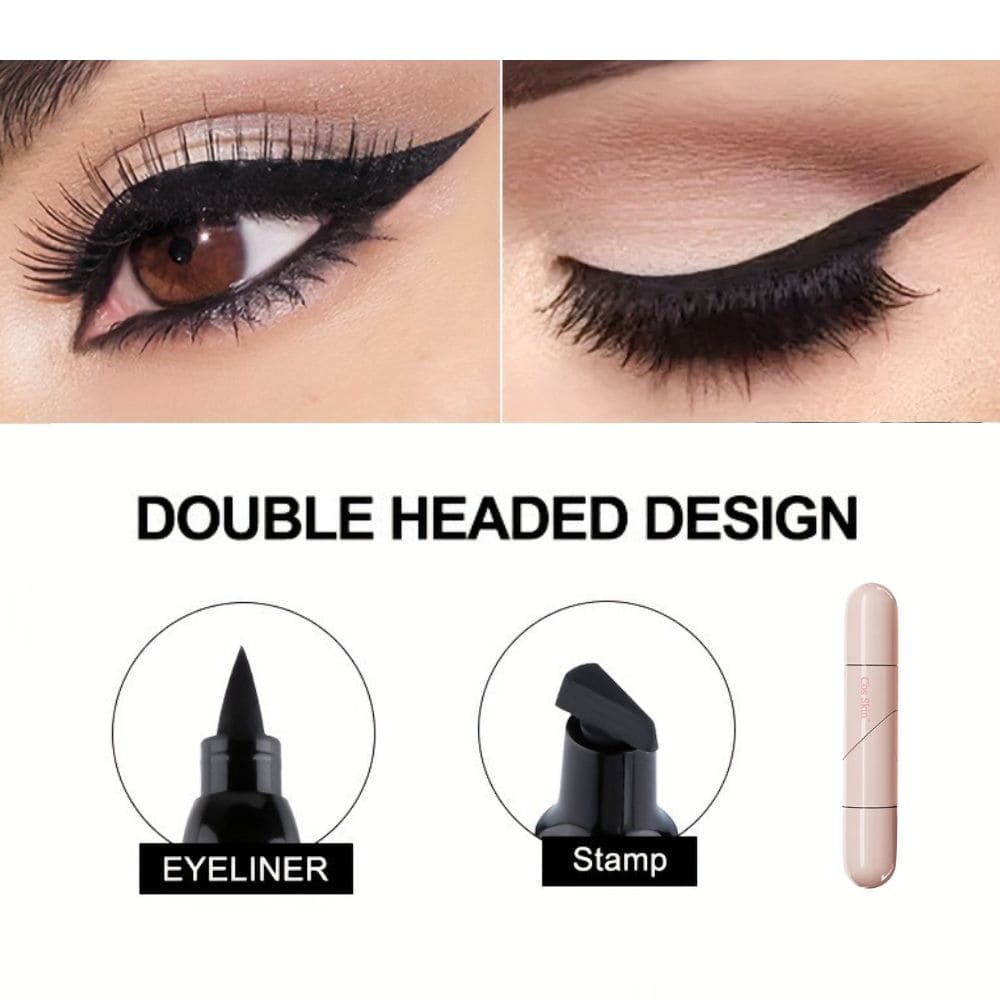 Eyeliner Tampon 2 - en - 1 — Regard Parfait & Symétrique en 5 Secondes - ACHAVITAL