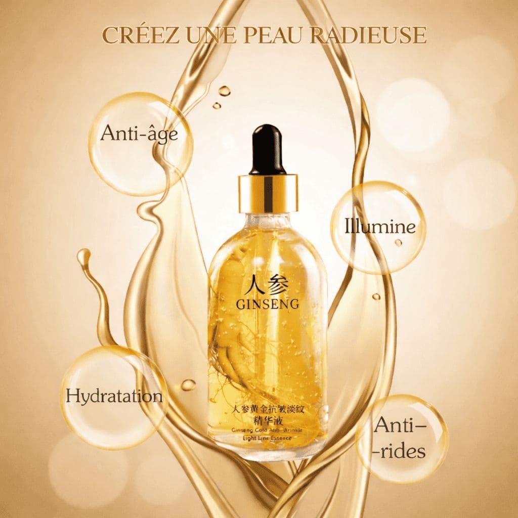 Sérum Visage 24K à l’Acide Hyaluronique & collagène. - ACHAVITAL